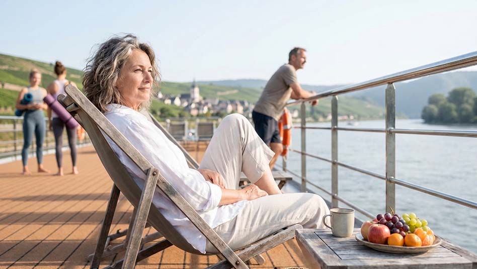 גורדון תיירות: שייט Wellness ו-Longevity על נהר הריין. צילום גורדון תיירות